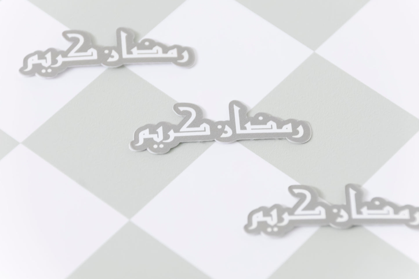 Kufic Arabic Ramadan Kareem Stickers